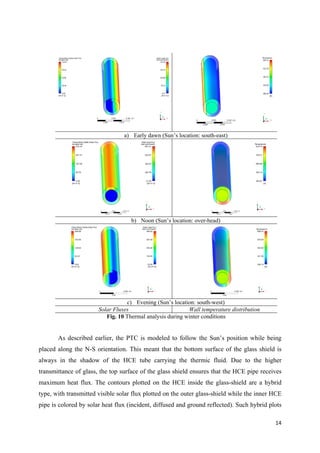 CFD Analysis of a Heat Collector Element in a Solar Parabolic Trough ...