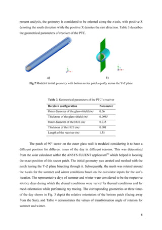 CFD Analysis of a Heat Collector Element in a Solar Parabolic Trough ...