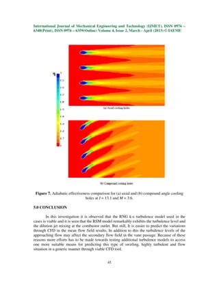 Cfd analysis of flow charateristics in a gas turbine a viable approach ...