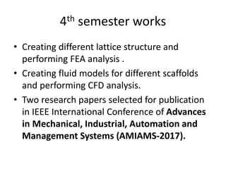 Cfd analysis of scaffold | PPTX