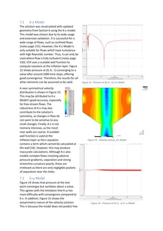 CFD Coursework: An Investigation on a Static Mixer | PDF