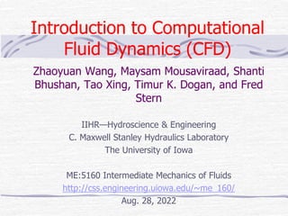 Comprehensive Introduction to Computational Fluid Dynamics (CFD ...
