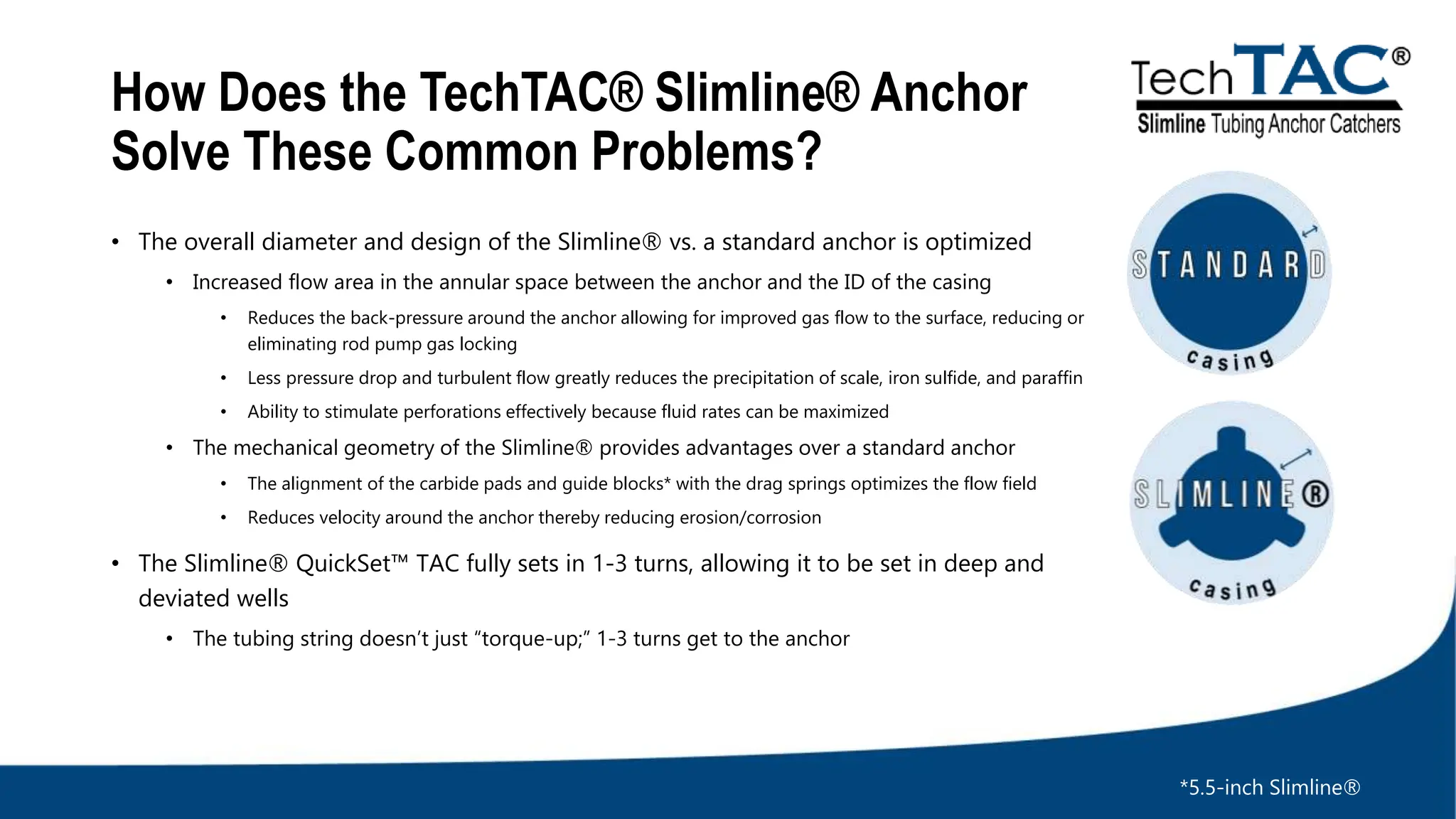 TechTAC® CFD Report Summary A Comparison of Two Types of Tubing Anchor