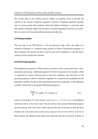 Cfd simulation of flow heat and mass transfer | PDF