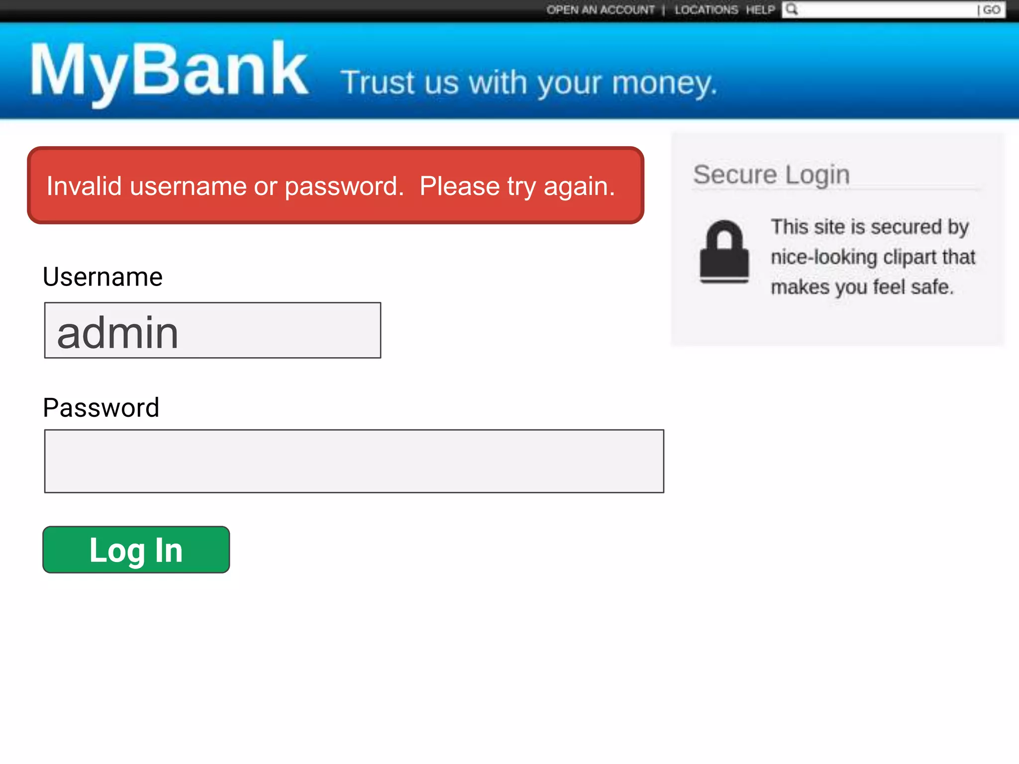 Username
Password
Log In
admin
Invalid username or password. Please try again.
 