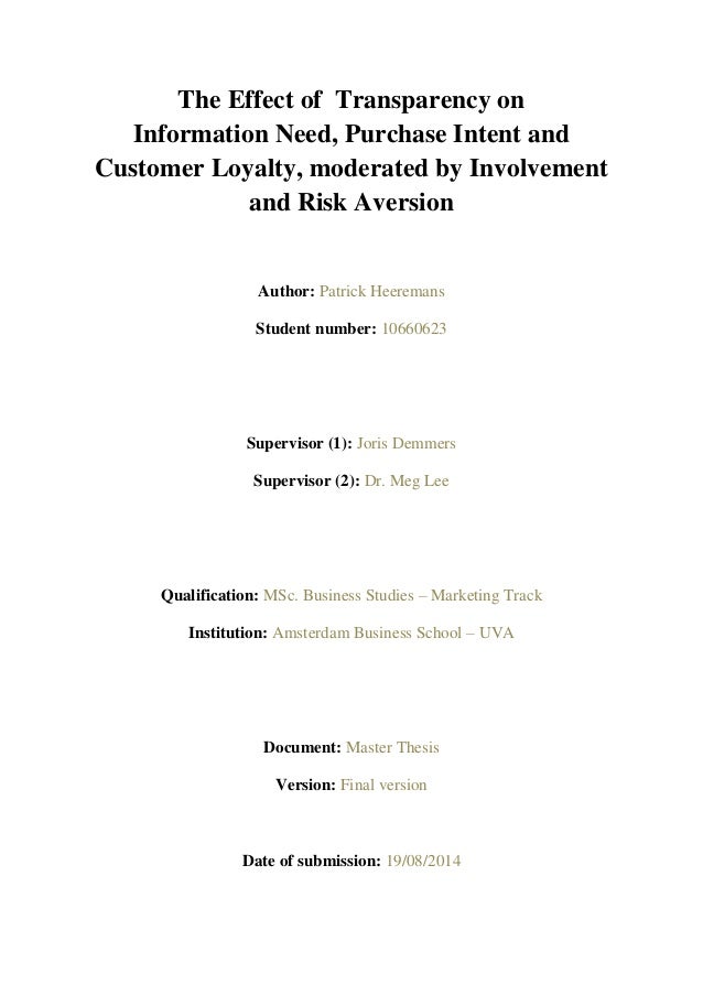 Uva master thesis online