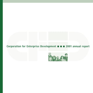 Corporation for Enterprise Development s s s 2001 annual report
 