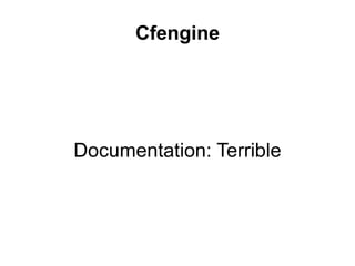Cfengine vs Puppet vs Chef: A Guide for Stressed Developers | ODP