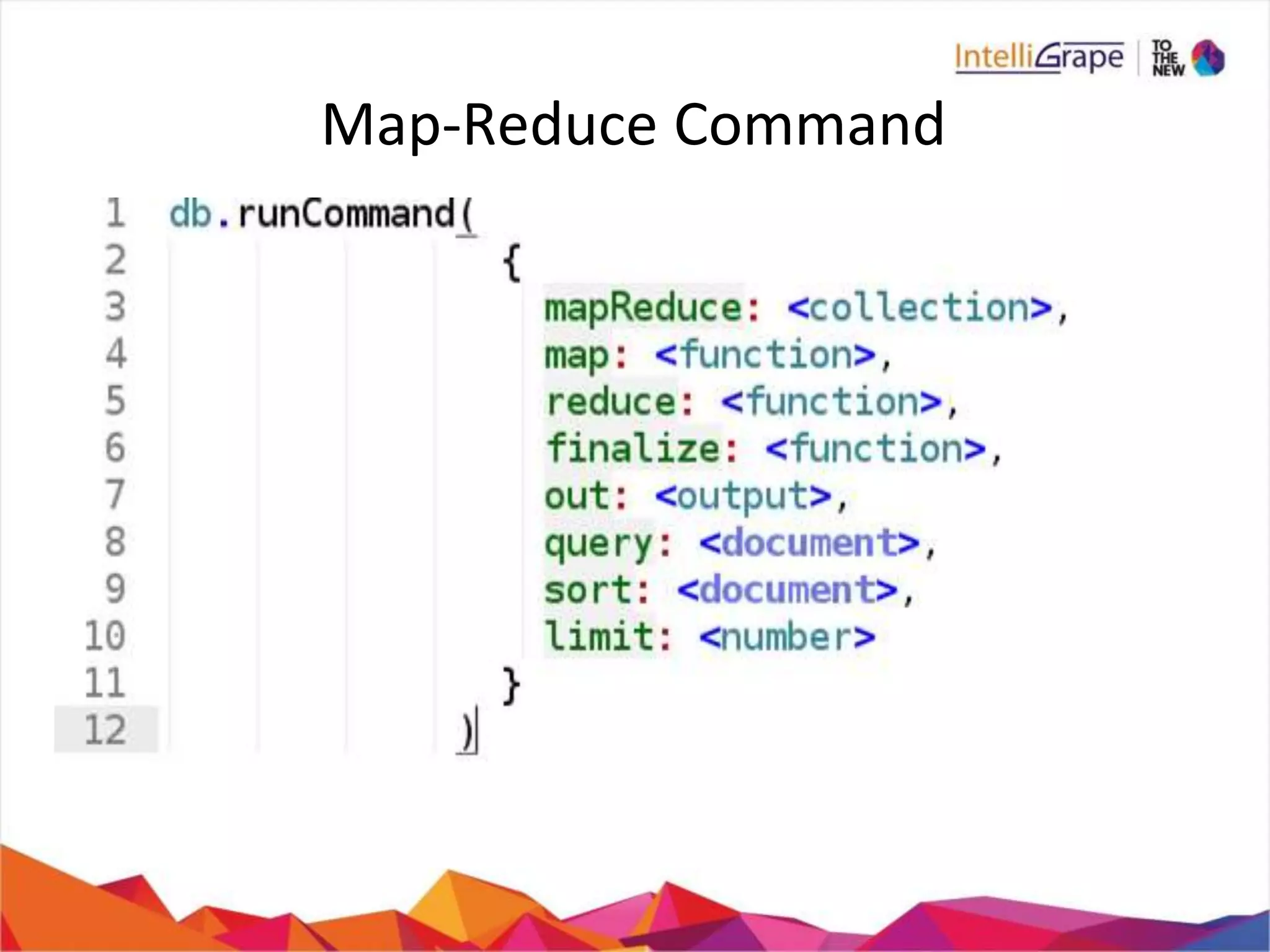 Map-Reduce Command
 