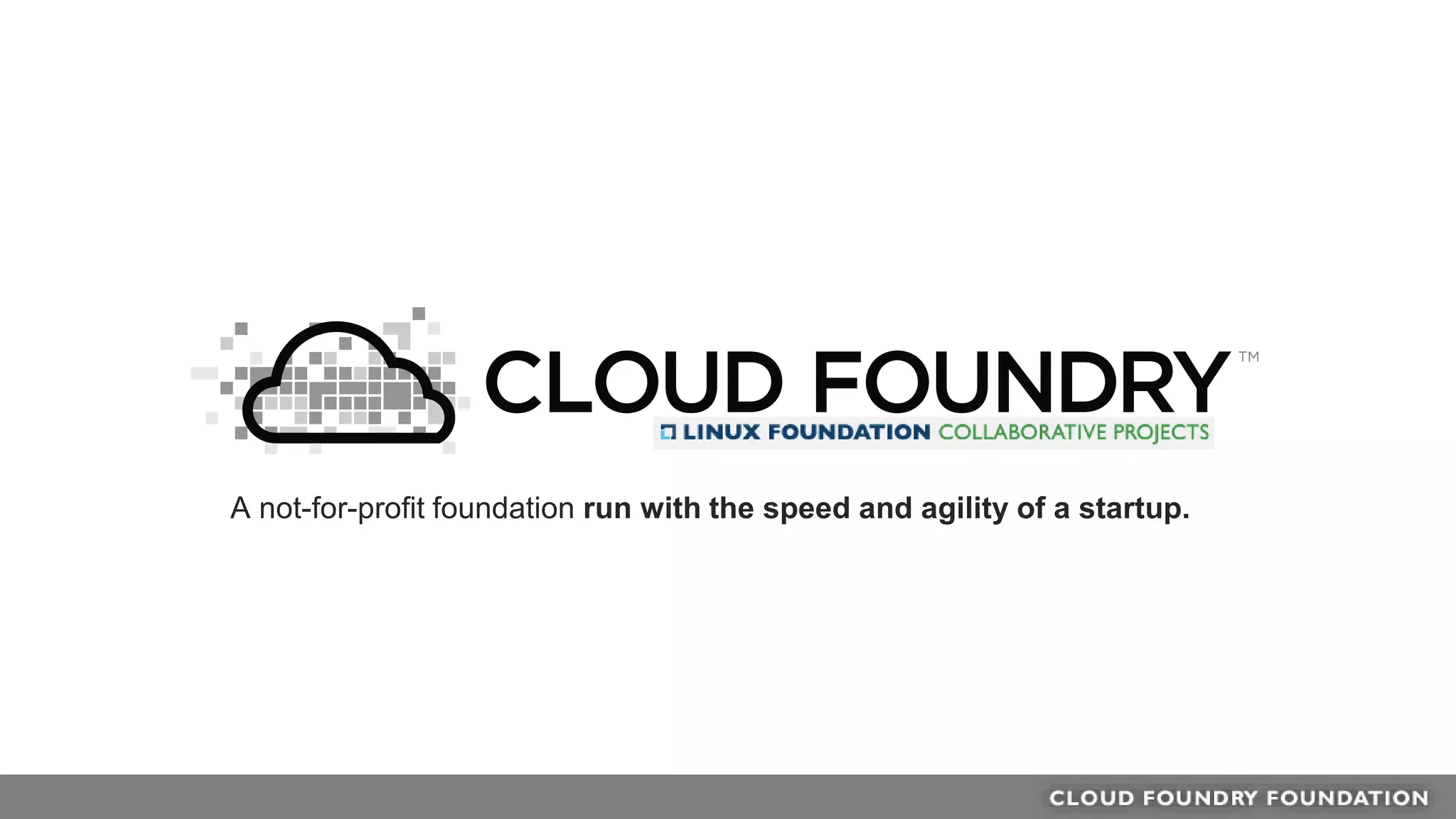 A not-for-profit foundation run with the speed and agility of a startup.
 