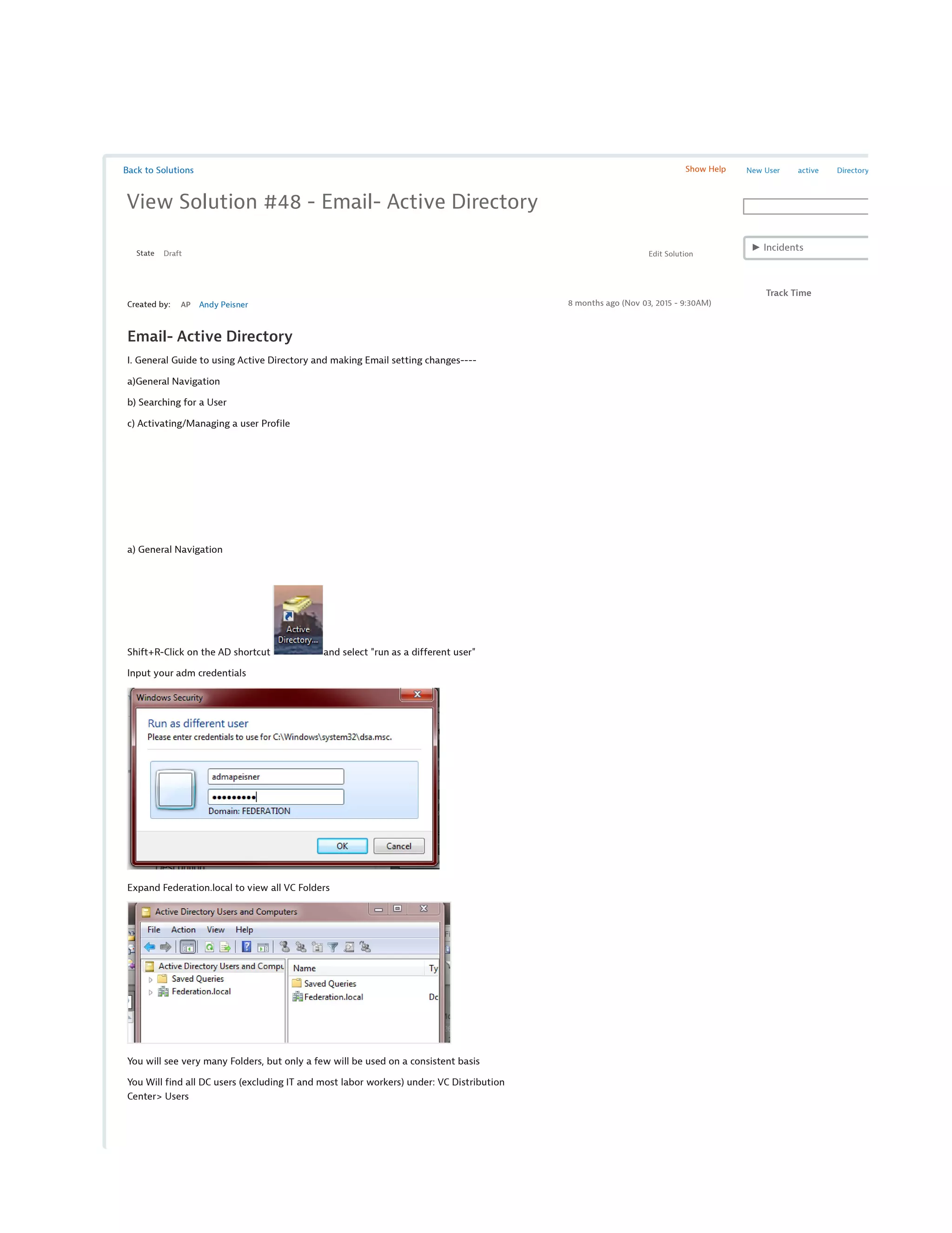 View Solution 48 Email Active Directory Samanage PDF