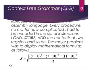 Cfg part i | PPT