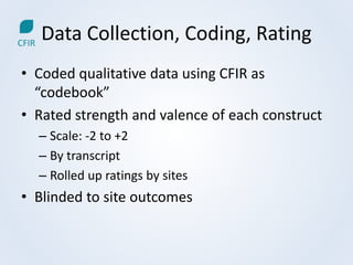 NCCMT Spotlight Webinar - The Consolidated Framework for Implementation ...