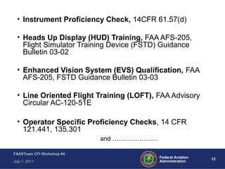 CFI Workshop - Module 4 Transportation Security Administration | PPT