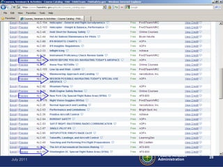 28Federal Aviation
Administration
FAASTeam CFI Workshop #4
July 2011
 