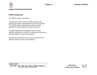 Fadec System.pdf CFM 56-7B - Engine General Familiarization. PDF | PDF