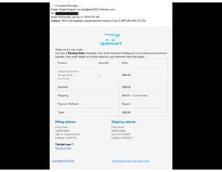 CFMA Cyber Crime Presentation