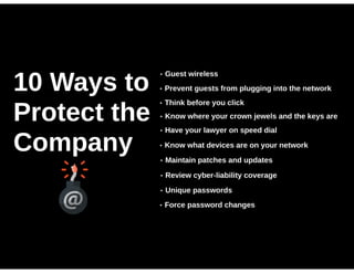 CFMA Cyber Crime Presentation