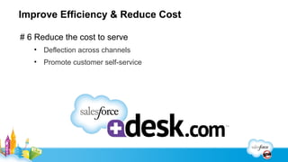 Improve Efficiency & Reduce Cost

# 7 Download an app from the AppExchange
 