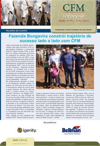CFM Informa jun 2011 (palavra do cliente)