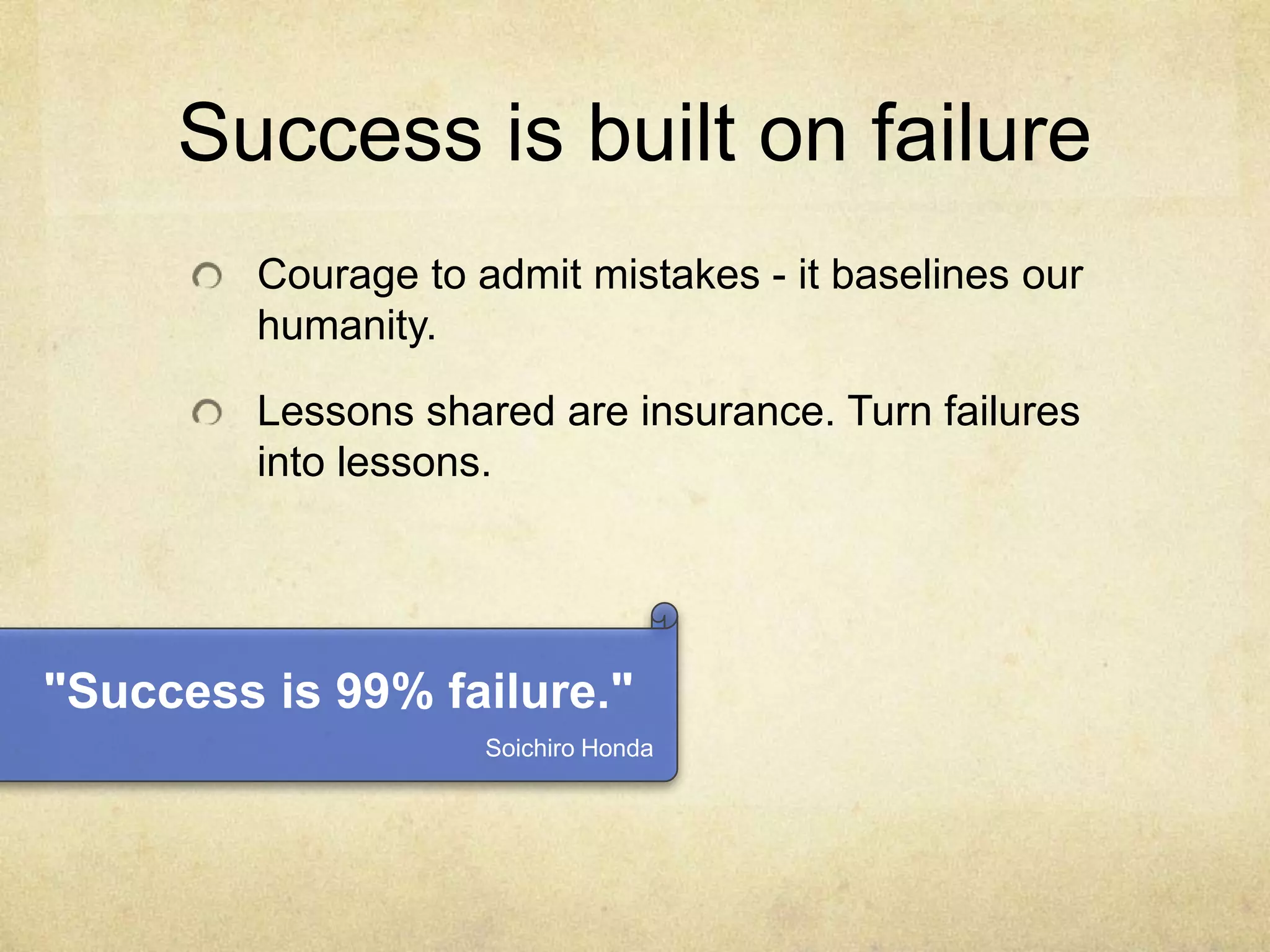 Chief Failure Officer Pptx