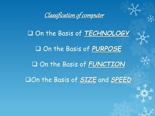 Basic Components of Computer | PPTX