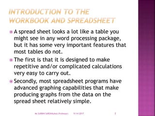 Spreadsheets and Database Packages | PPTX
