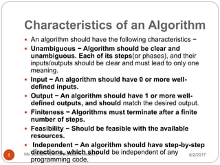 Algorithm and Flowcharts | PPTX