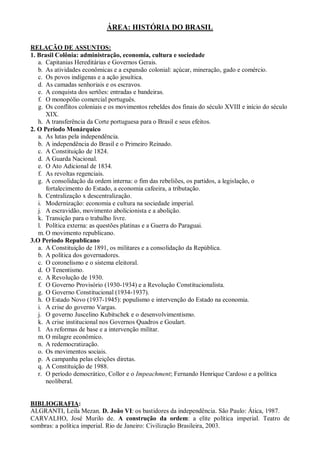 Bibliografia Do Concurso Para Oficiais