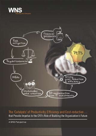 The ‘Catalysts’ of Productivity, Efficiency and Cost-reduction…
that Provide Impetus to the CFO’s Role of Building the Organization’s Future
A WNS Perspective

 