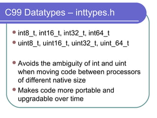 C for Microcontrollers | PPT