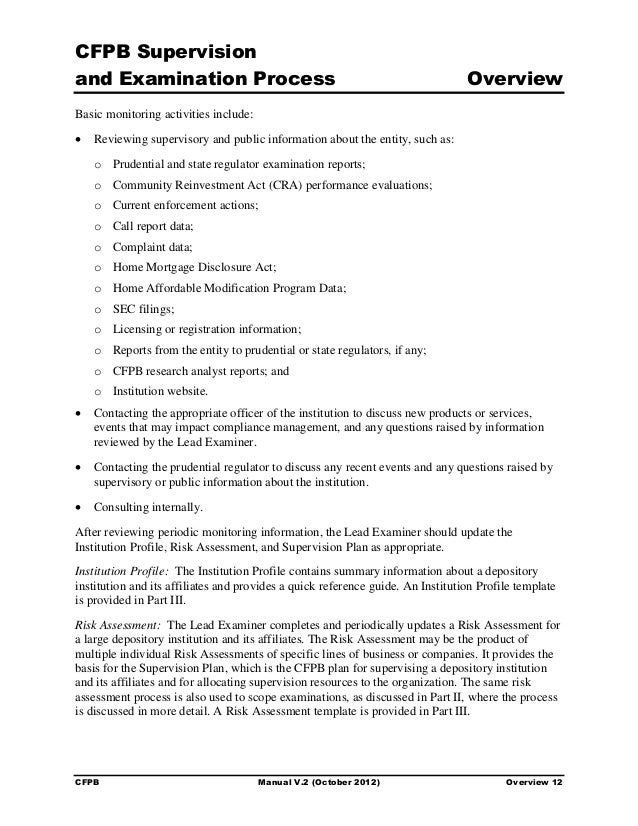 Cfpb manual v2 102012