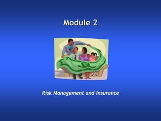Module 2




Risk Management and Insurance
 