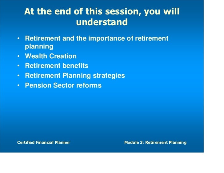 Retirement Planning