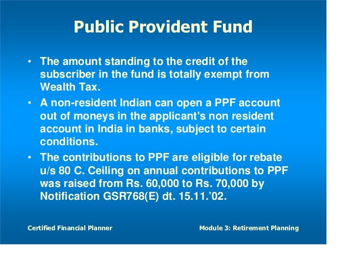 retirement planning