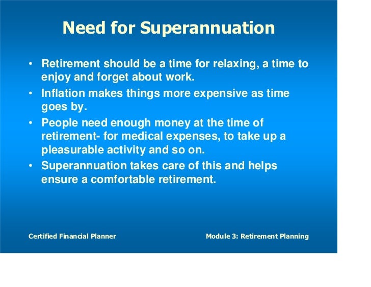 retirement planning