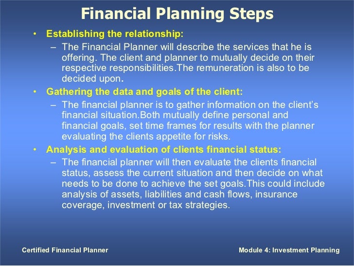 investment planning investment planner