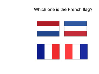 Which one is the French flag? 