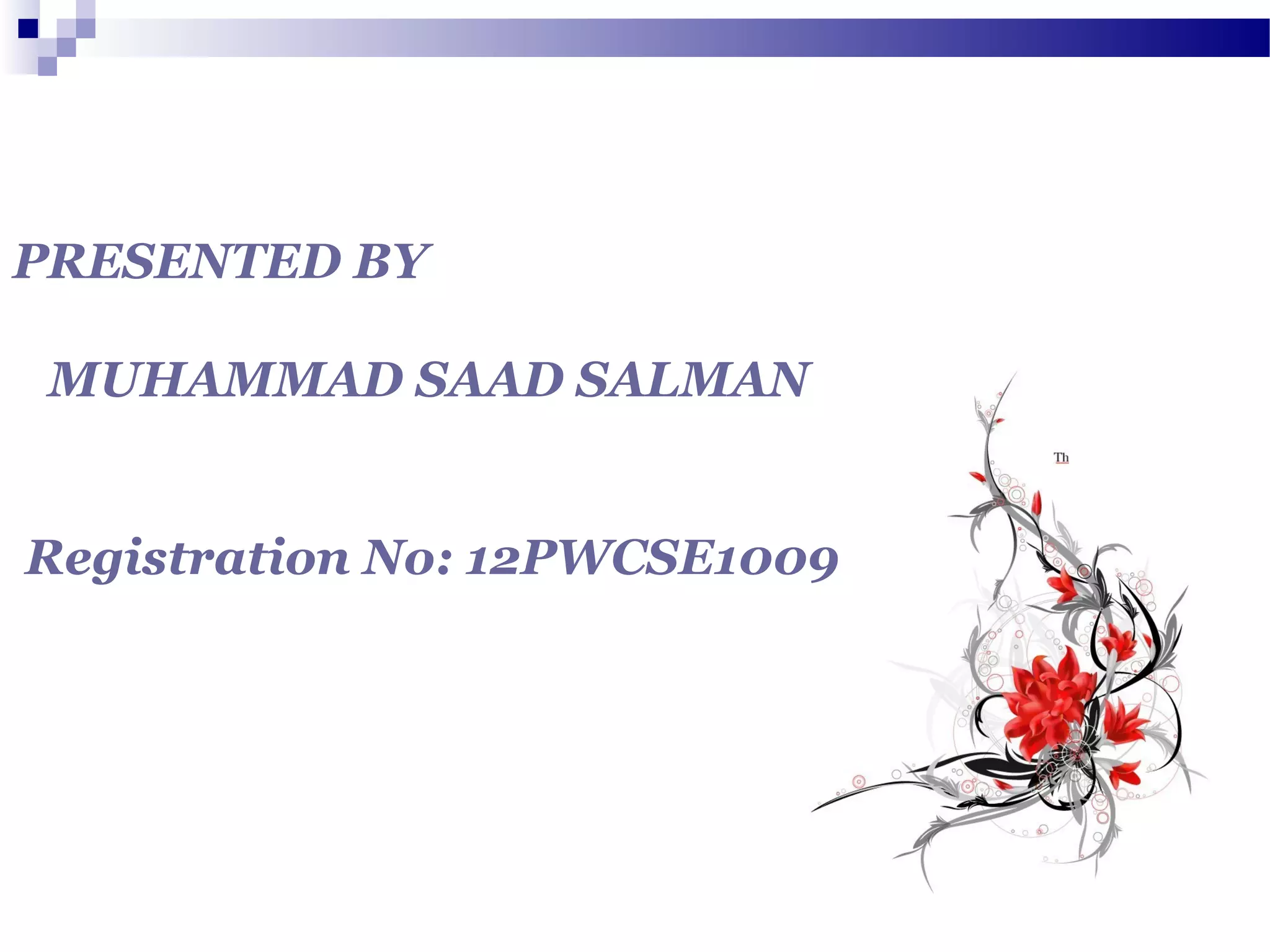 Cf presentation by muhammad saad salman | PPT
