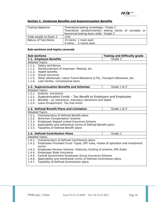 Cfp revised syllabus | PDF
