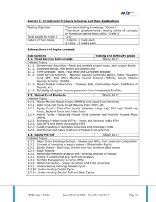 Cfp revised syllabus | PDF