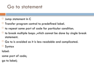 CFP_Unit 3 Decision Control and Looping Statements | PPTX