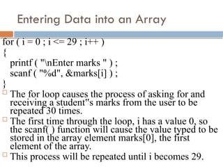 CFP_Unit 4. Arrays, Structure and Pointers pptx | PPTX