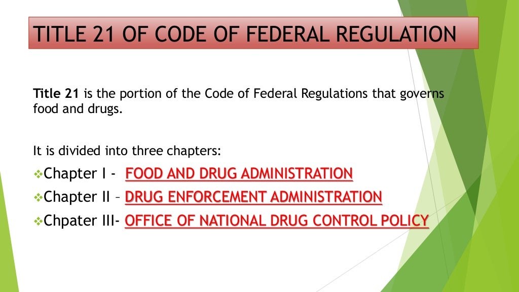 CODE OF FEDERAL REGULATIONS