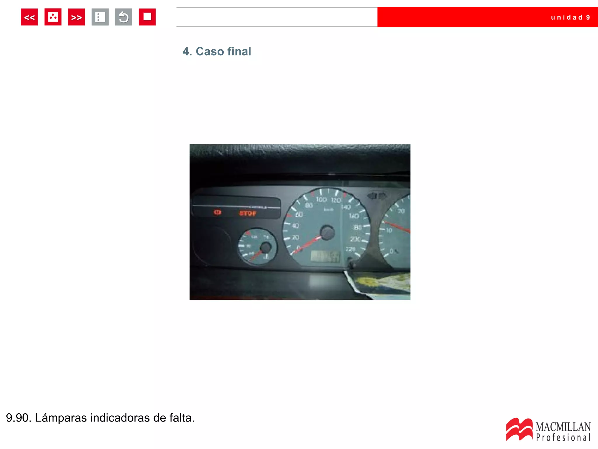 unidad 9




                                 4. Caso final




9.90. Lámparas indicadoras de falta.
 