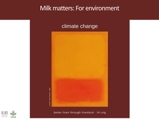 Dairy systems for smallholders in poor countries: Options for improving livelihoods