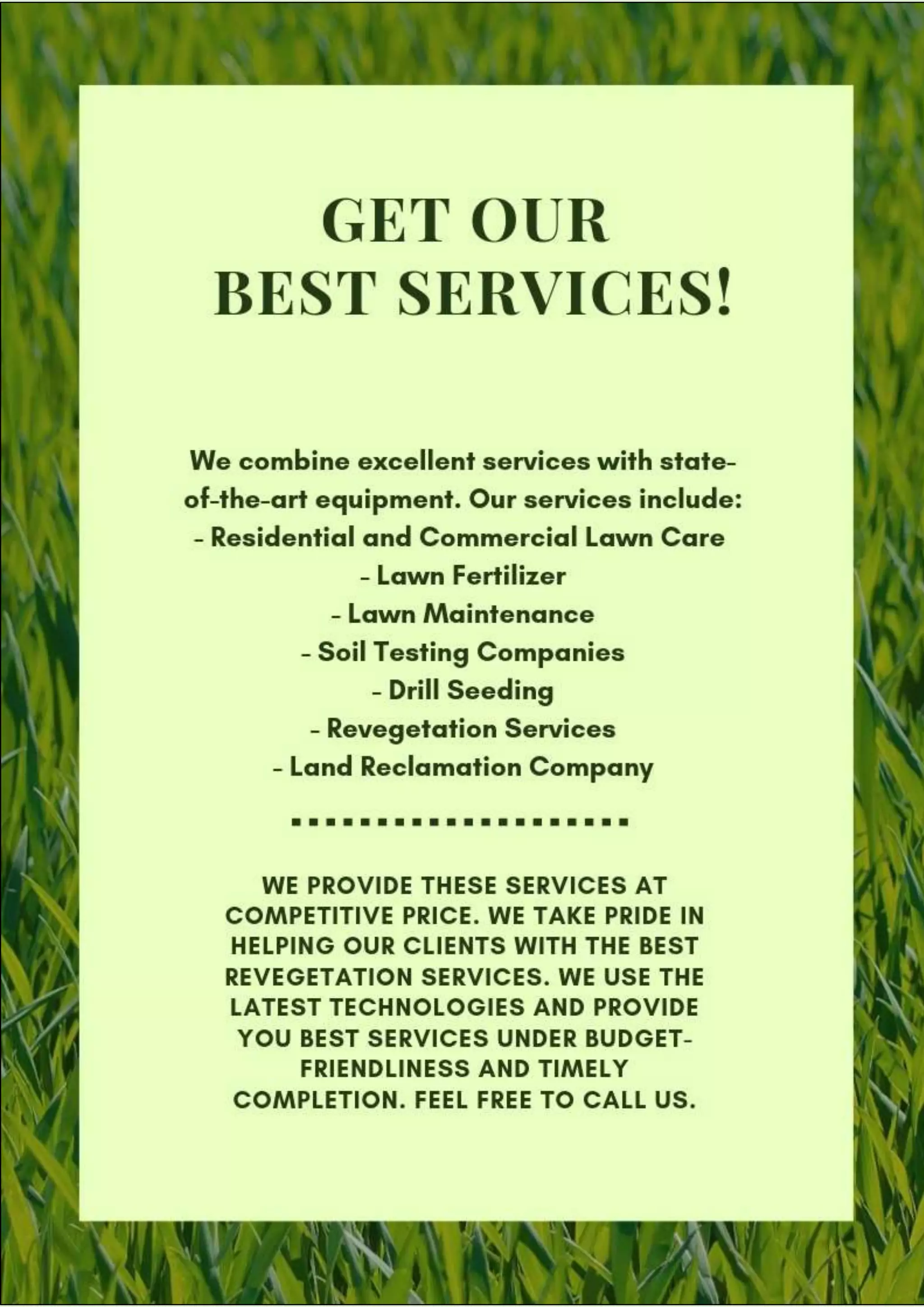 Land Reclamation Companies PDF