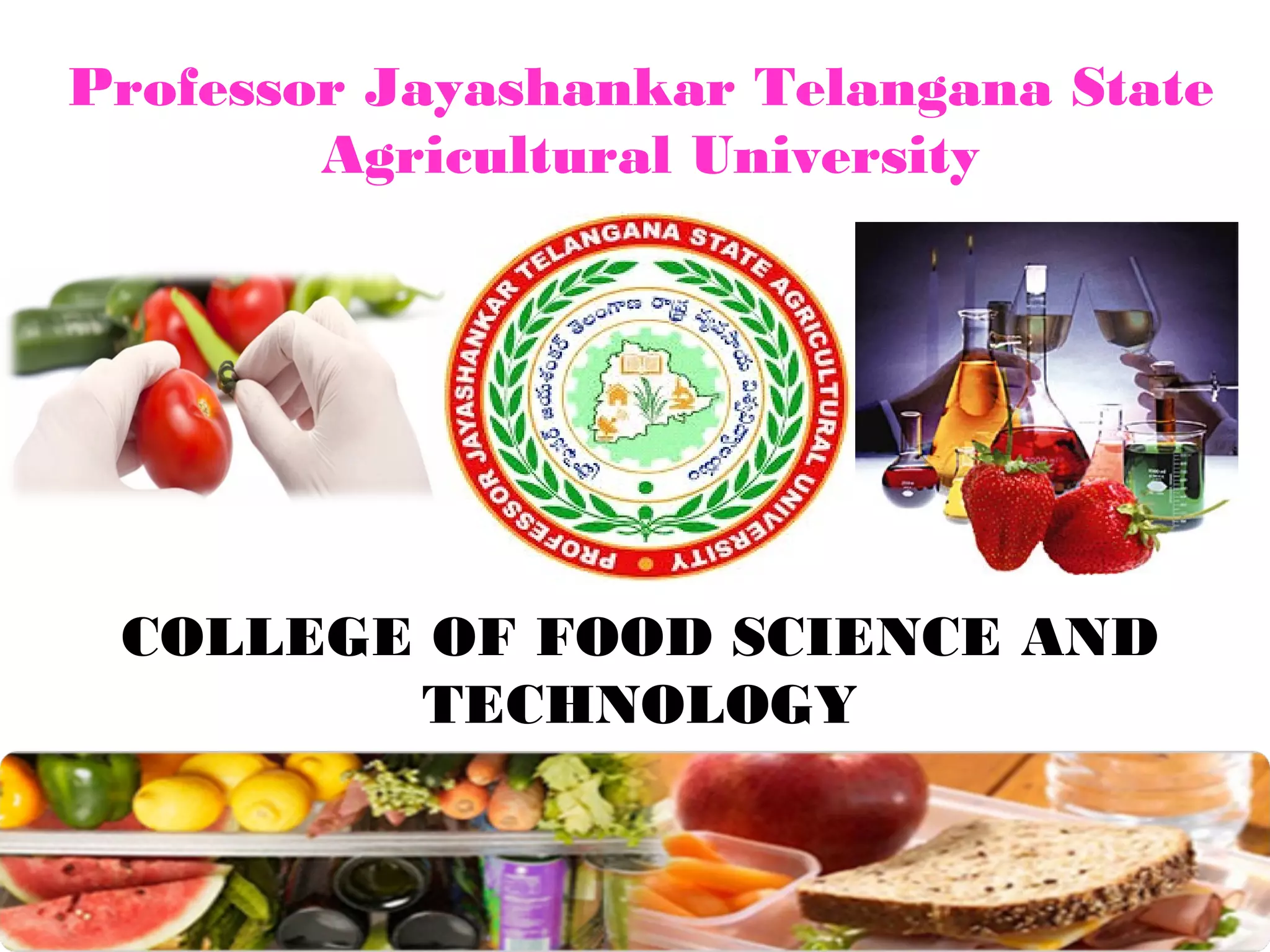 B. Tech Food Technology | PPT