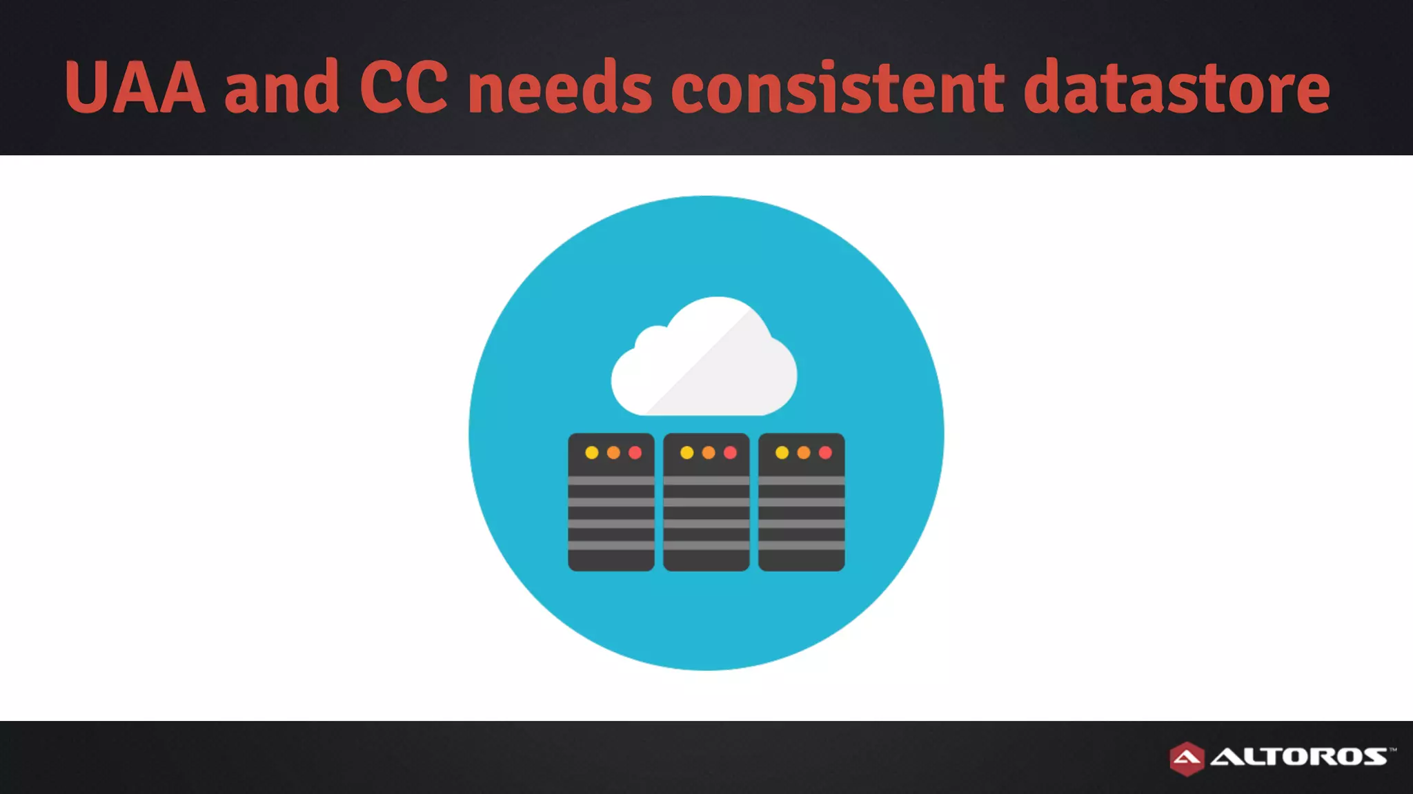 UAA and CC needs consistent datastore
 