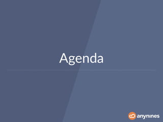 Agenda
 